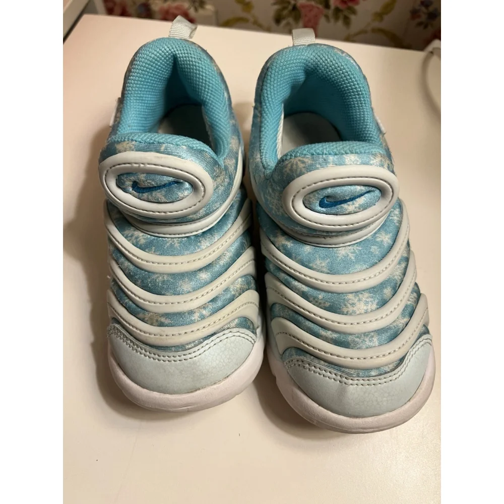 Nike Dynamo Blue Slip On Baby/ Toddler Girls Size 10c Tennishoes Sneakers Preown
